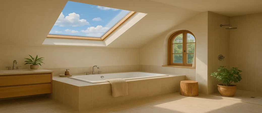 Bathroom Bliss Skylights for a Spa-Like Experience