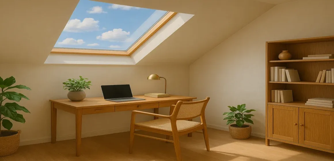 Home Office Boost How Skylights Enhance Productivity and Well-being