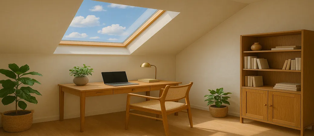 Home Office Boost How Skylights Enhance Productivity and Well-being