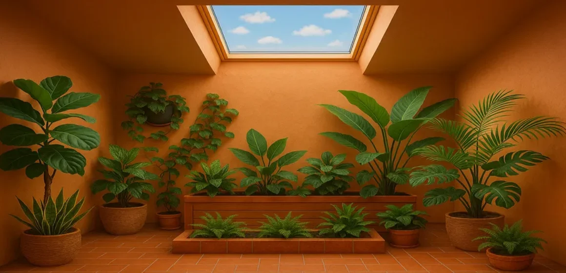 Skylights and Plants Creating Indoor Gardens with Perfect Lighting