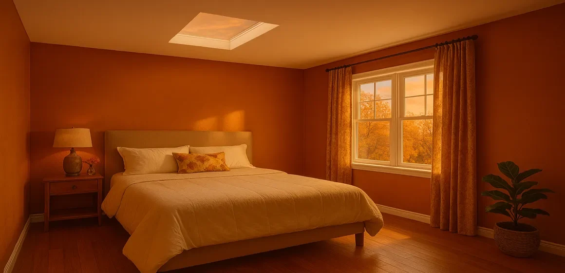 Autumn Enjoy the Golden Hour Indoors with Skylights