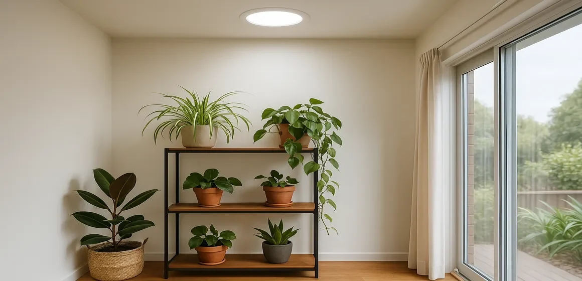 City Gardening Simplified Thriving Indoor Plants with Sun Tubes in Manukau