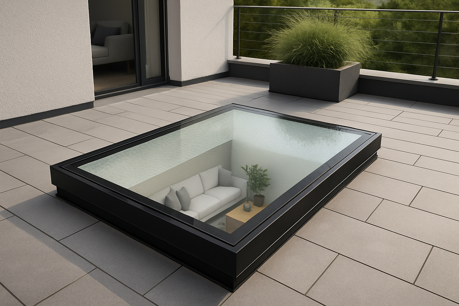 Bring light to lower levels and rooftop spaces. Read More