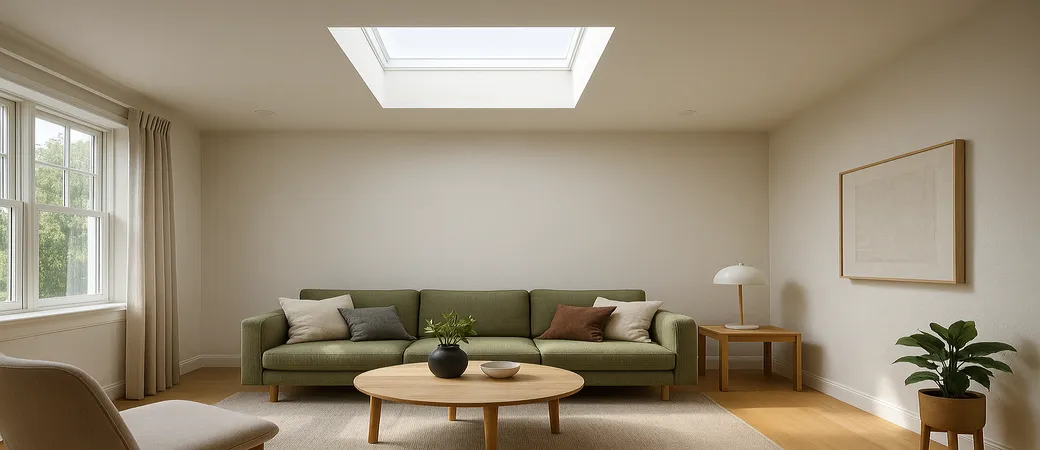 From Grey to Glorious Transforming Dark Interiors with Skylights