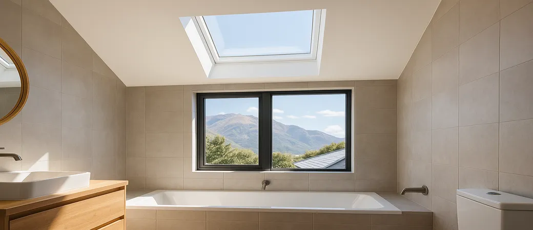 Why Queenstown & Wanaka Bathrooms Are the Perfect Spot for a Skylight