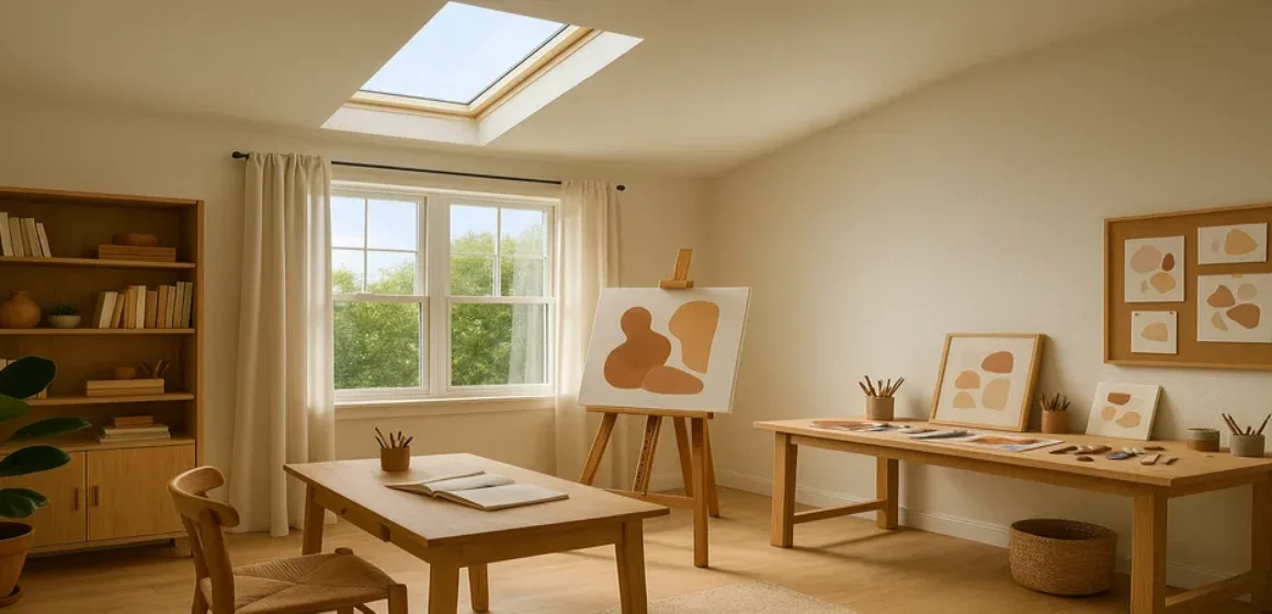 Creativity Spaces — Studios, Hobbies, and Skylights for Inspiration