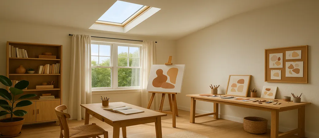 Creativity Spaces — Studios, Hobbies, and Skylights for Inspiration