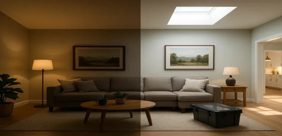 Natural Light vs Artificial — How Skylights Support a Healthier Home