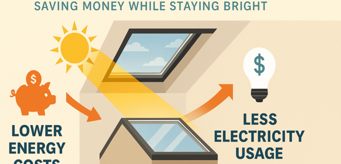 The skylight energy saving
