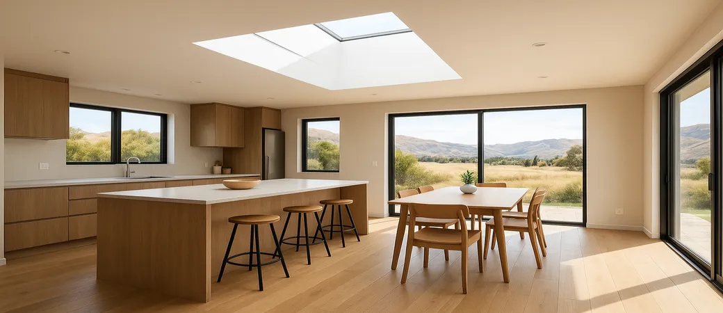 Bright Spaces, Cool Summers Skylights for Cromwell’s Dry Central Climate