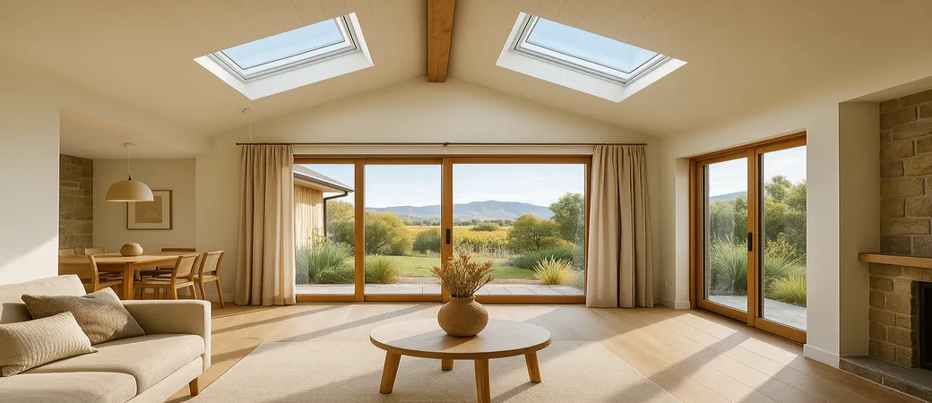 Wine Country Living Skylight Designs Inspired by Marlborough’s Architectural Style