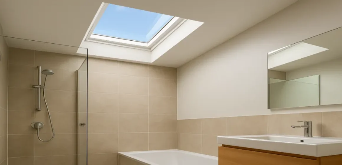 Fresh, bright and private planning bathroom skylights in NZ homes