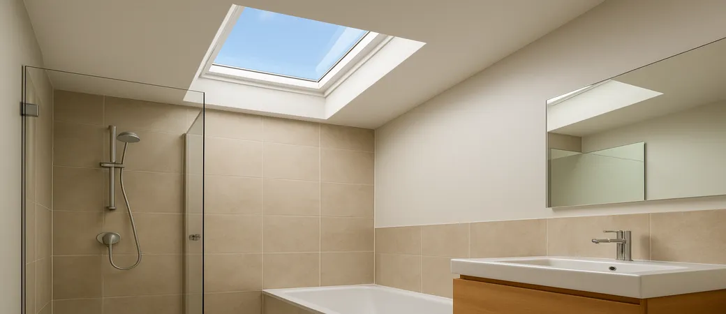 Fresh, bright and private planning bathroom skylights in NZ homes