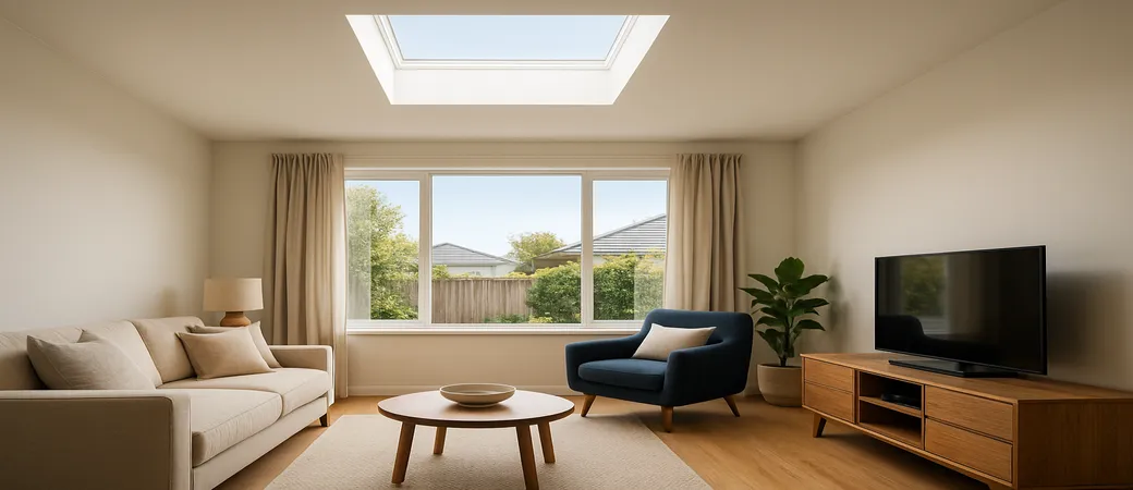 Rooms you actually live in planning skylights for living rooms and lounges in NZ