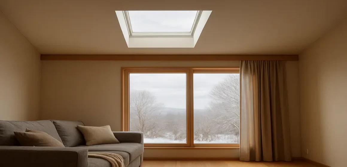 Warmth from above winter skylight planning for South Island homes