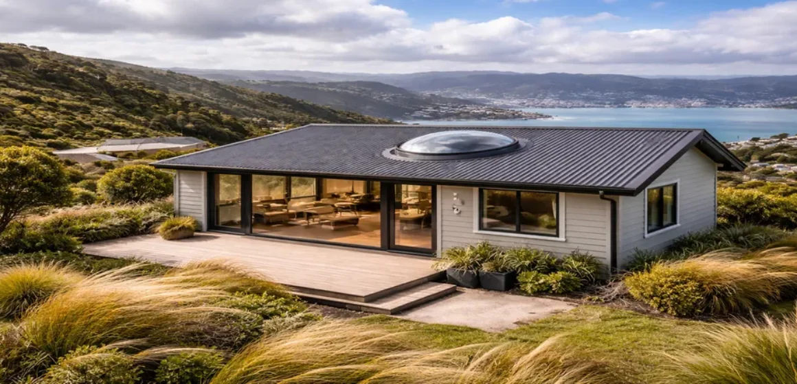 Circular skylights for windy Wellington and exposed hill suburbs