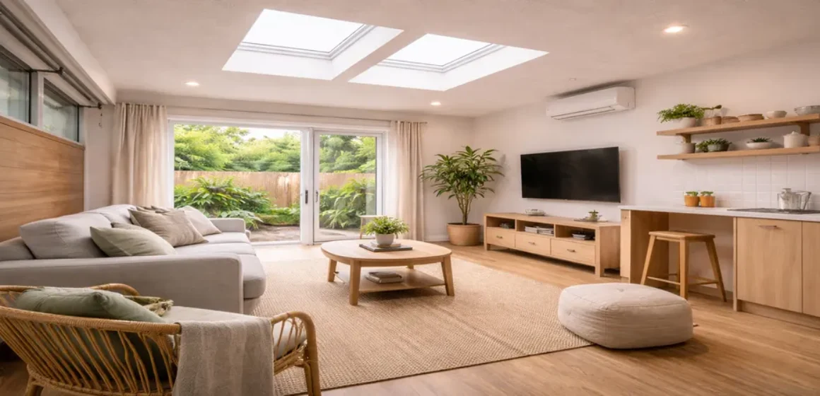 From dark garage to liveable space skylights in NZ conversions and secondary dwellings