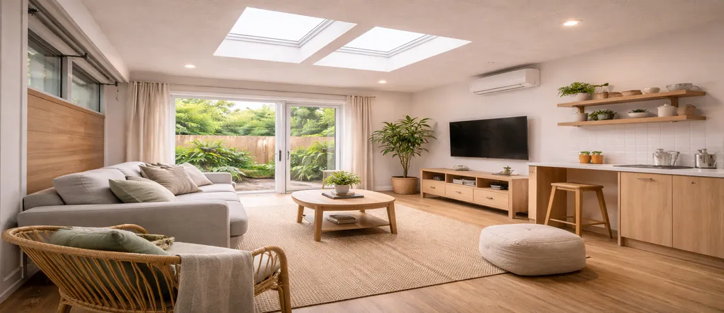 From dark garage to liveable space skylights in NZ conversions and secondary dwellings