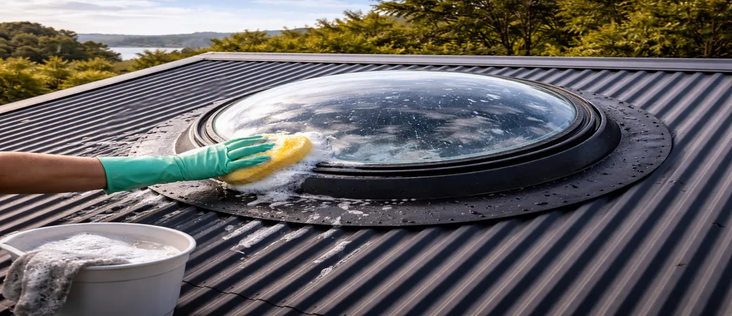 Maintenance, cleaning and lifespan of circular skylights in NZ climates