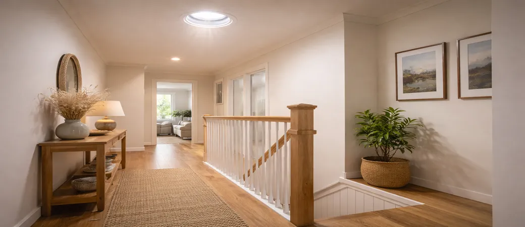 Hallways and stairwells the two spaces NZ homes consistently under-light