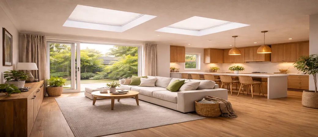 Open-plan homes how to avoid ‘hot spots’ and uneven light