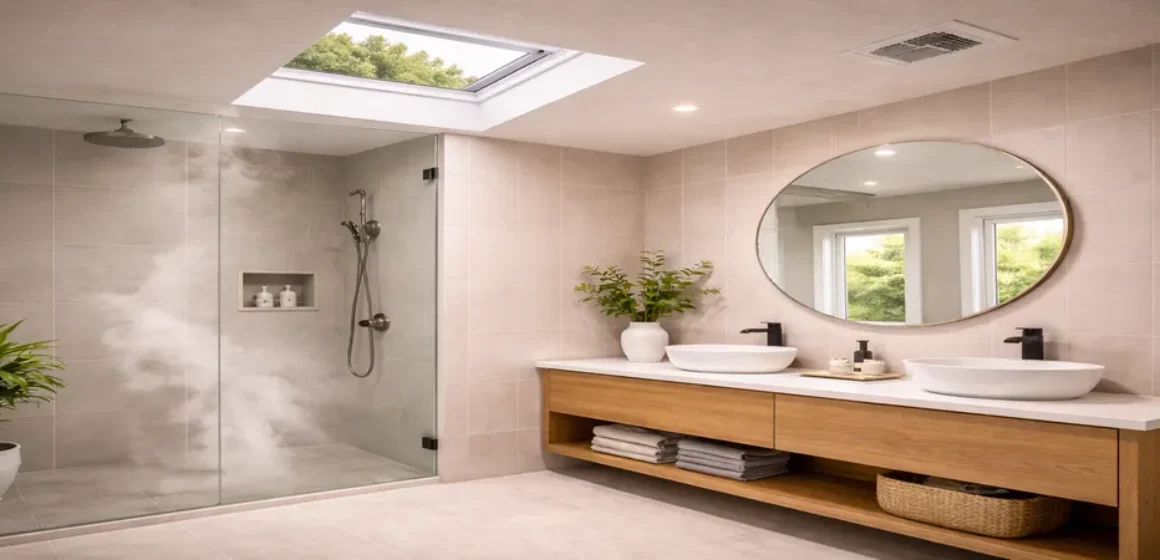 Steam isn’t the enemy stale air is a bathroom airflow playbook