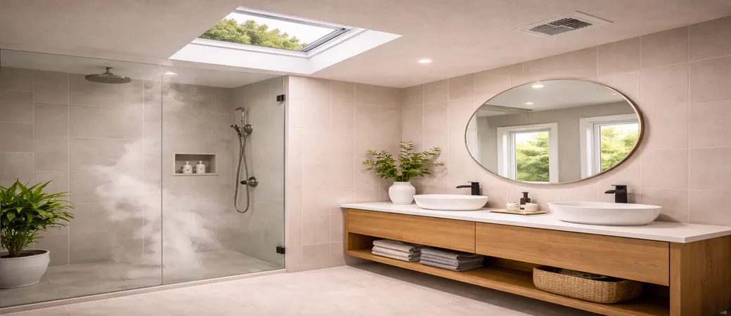 Steam isn’t the enemy stale air is a bathroom airflow playbook