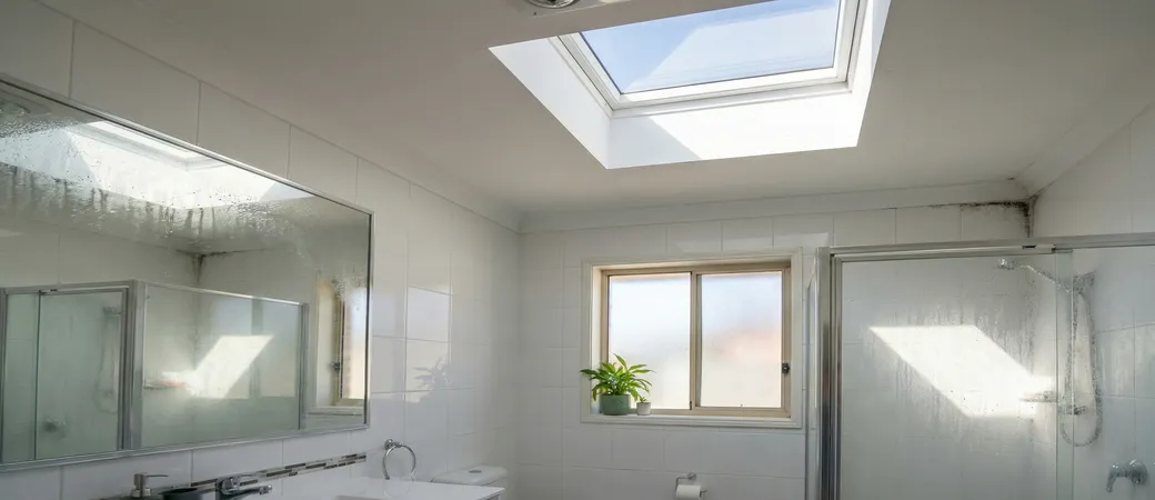 The “humid bathroom” problem why summer showers in Auckland make mould worse, and what daylight actually fixes