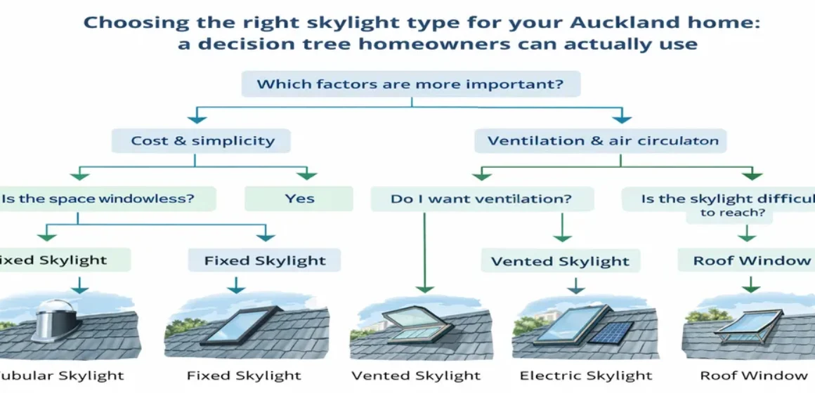 Choosing the right skylight type for your Auckland home a decision tree homeowners can actually use