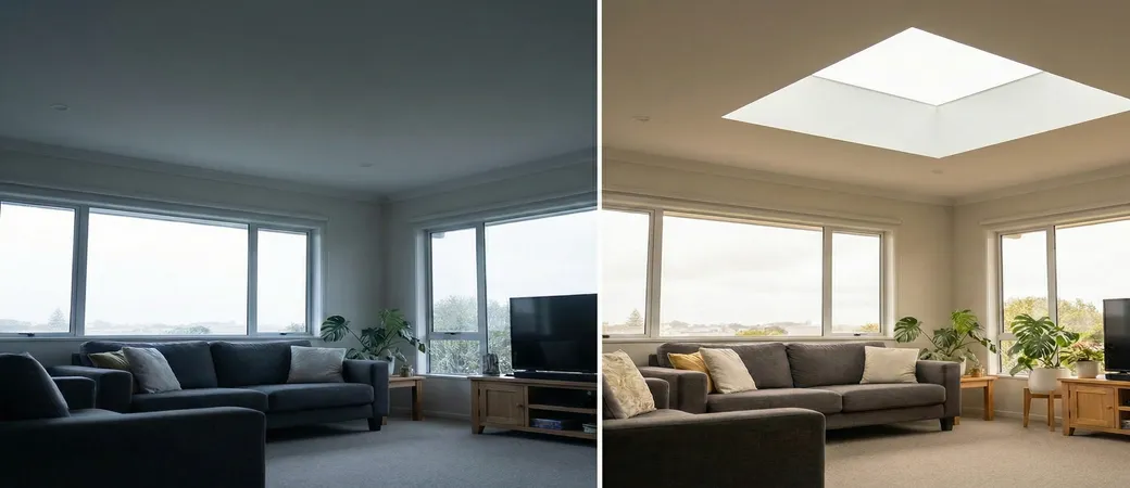 Grey-day daylight why Auckland homes can feel dull even when it’s “bright outside”, and what fixes it