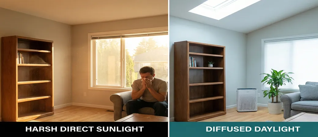 Late-summer allergies and dust how daylighting choices affect how “fresh” a room feels
