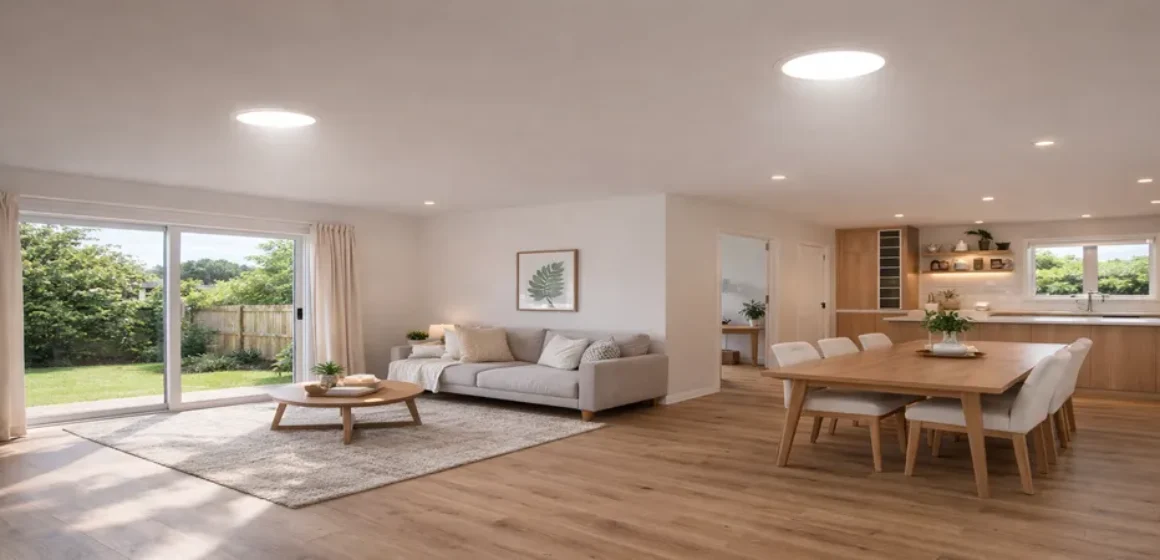 Open-plan renovations how to use top-down light to make spaces feel larger without harsh glare