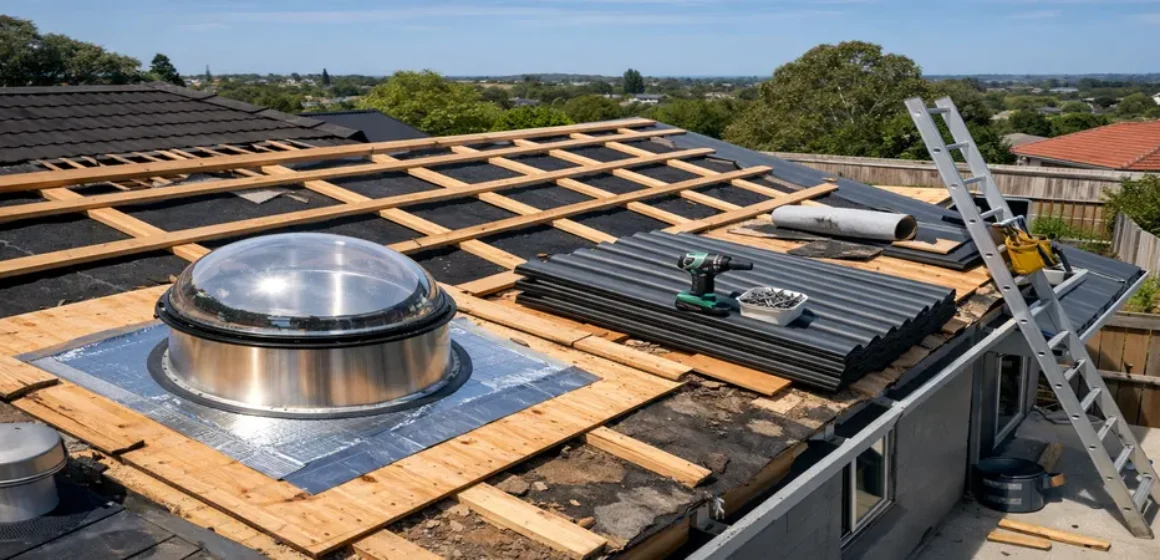 Re-roofing in Auckland Here’s the smartest moment to add a skylight (and why it saves money)