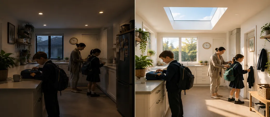 Dark mornings before school how better daylight can change the family routine