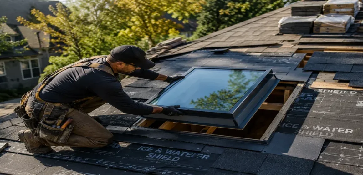 Skylight installation during a re-roof why timing can make the project cleaner