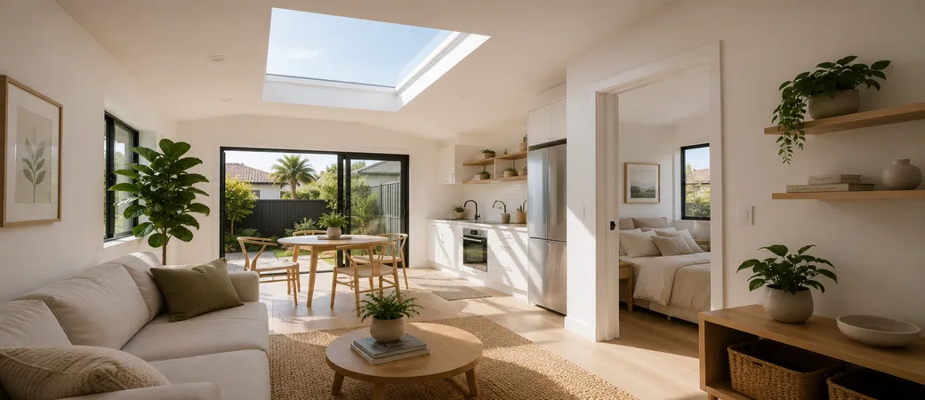 Small homes, big light making compact NZ spaces feel less closed-in