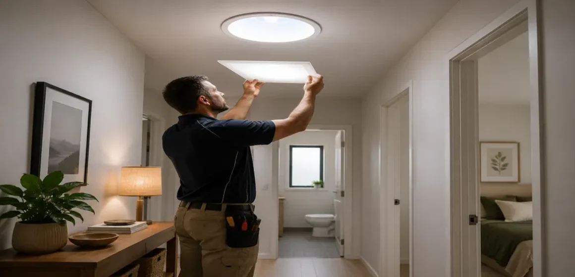 The ceiling diffuser test when a sky tube may be the smarter answer