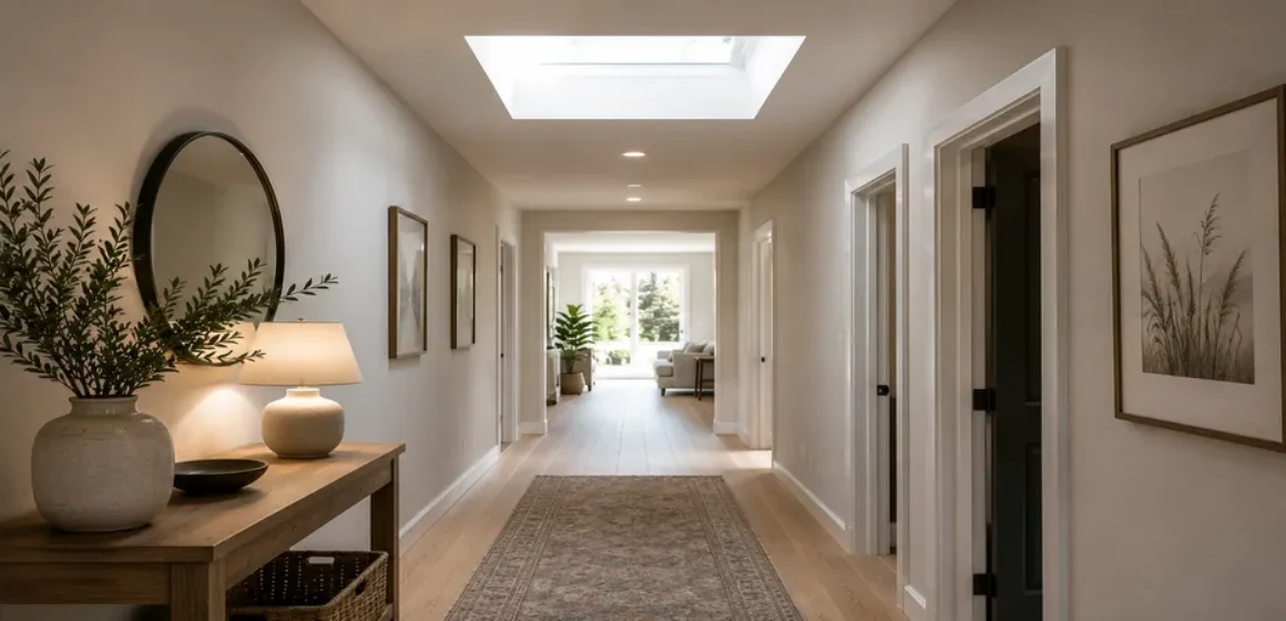 The hallway nobody wants to walk through fixing the middle of the home before the short days hit
