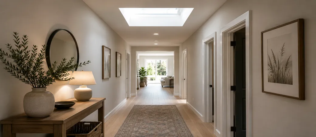 The hallway nobody wants to walk through fixing the middle of the home before the short days hit
