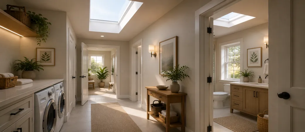 The laundry, hallway and bathroom trio the small rooms that change how a home feels every day