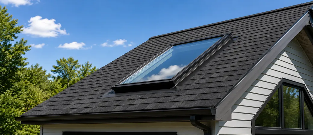 Why roof pitch matters when choosing a skylight