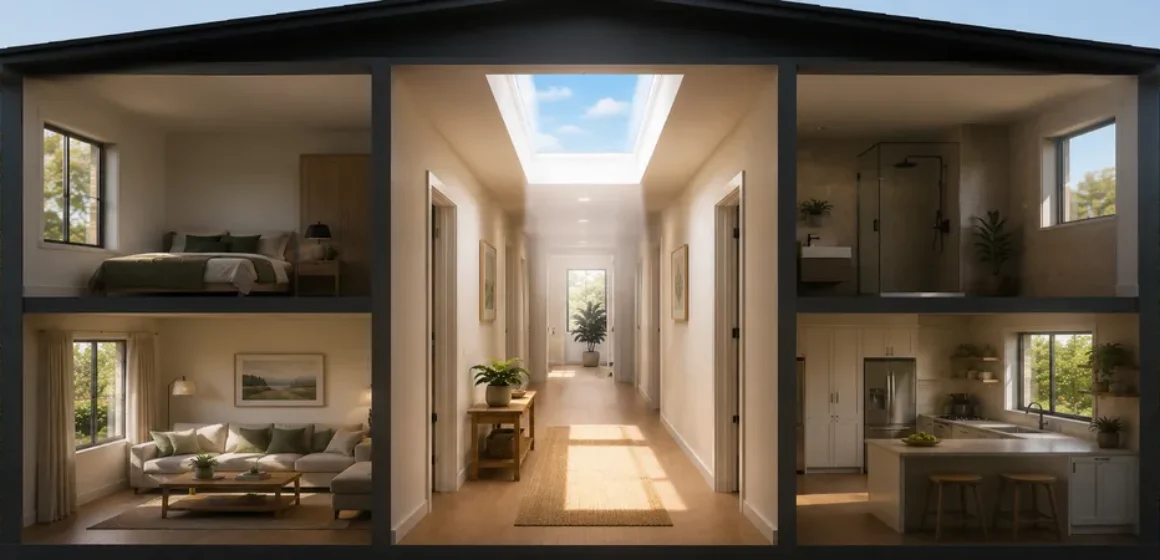 Why the centre of the home often needs daylight more than the rooms with windows