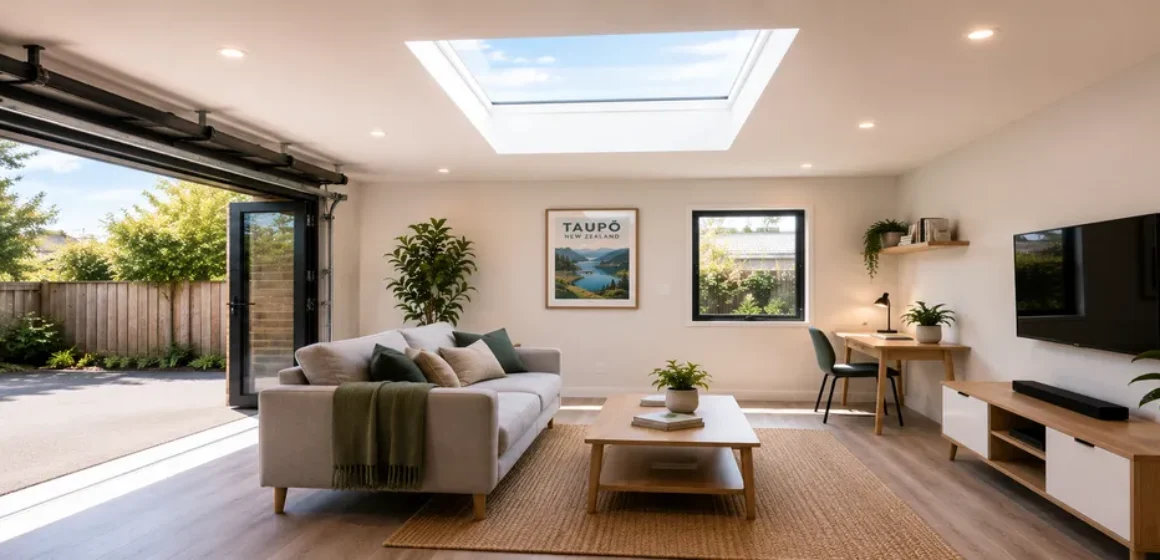 Garage-to-Living Conversions in Waikato Homes When a Skylight May Help the New Room Work
