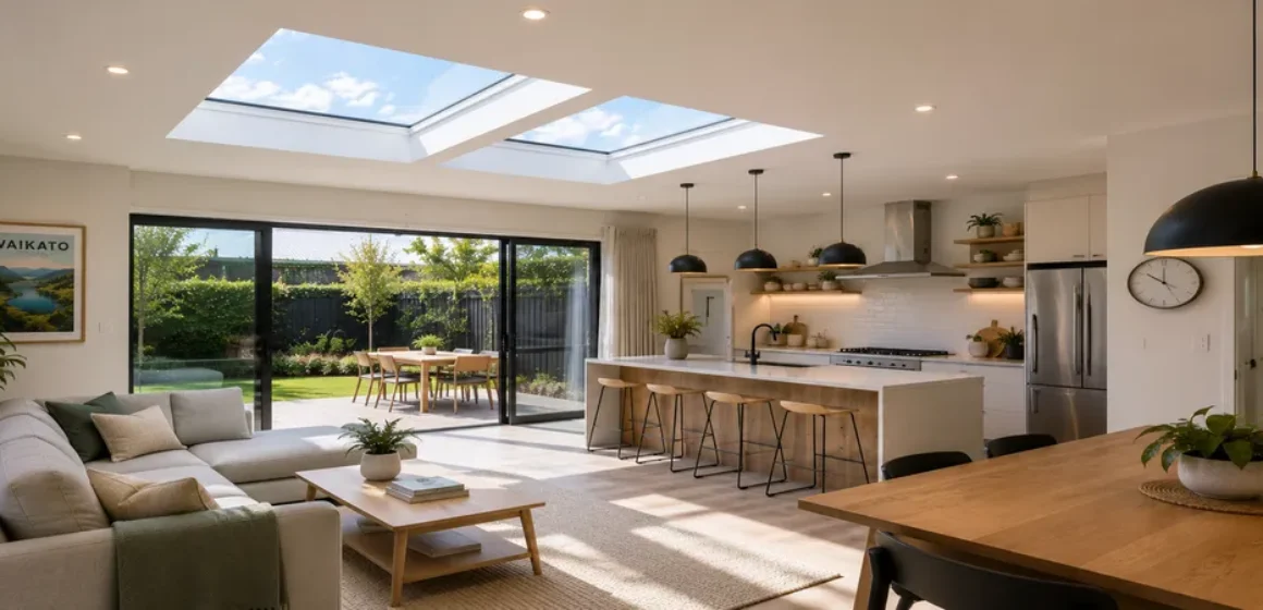 Open-Plan Skylights in Morrinsville Homes Where Overhead Daylight Makes Sense