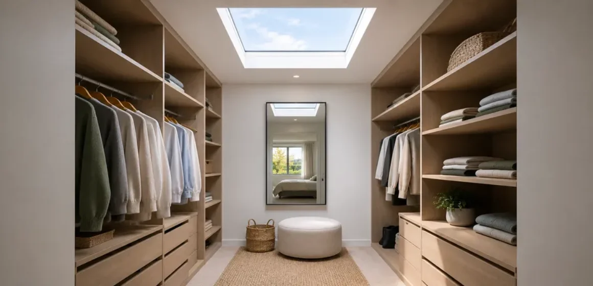 Walk-in Wardrobe Skylights in Te Awamutu Homes Practical Daylight for Dressing Spaces